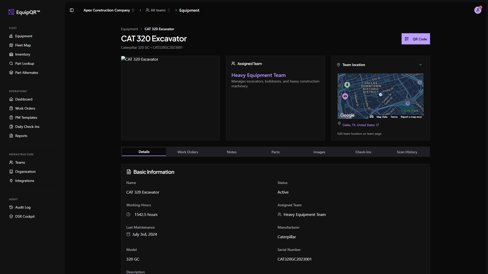 Team location fallback preview